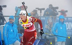 Oberhof (Germany), 05/01/2013.- Norwegian biathlete Tora Berger competes in the sprint event of the women's biathlon world cup at DKB Ski Arena...