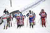 Лыжи Отчет о женской и мужской эстафетах классикой на 2 этапе КМ по лыжным гонкам в Лиллехаммере
