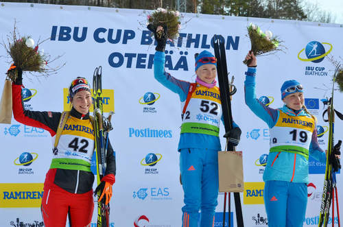Анастасия Загоруйко победила в спринте на эстонском этапе Кубка IBU; Анна Никулина – бронзовый призёр