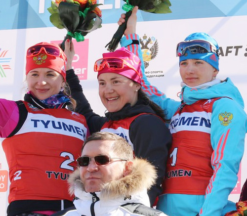 Екатерина Юрлова выиграла масс-старт чемпионата России по биатлону в Тюмени