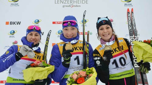 Кайшева — первая, Виролайнен — вторая в женском преследовании 2 этапа Кубка IBU по биатлону в швейцарском Ленцерхайде!