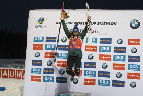 Ванесса Хинц выиграла женский масс-старт 7 этапа Кубка мира по биатлону в финском Контиолахти