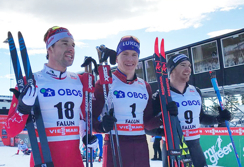 Александр Большунов – победитель финального этапа Кубка мира по лыжным гонкам в Швеции!