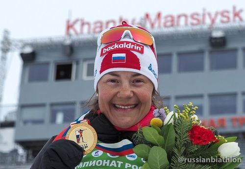 Екатерина Юрлова-Перхт выиграла преследование на чемпионате России по биатлону в Ханты-Мансийске Екатерина Юрлова-Перхт выиграла преследование на чемпионате России по биатлону в Ханты-Мансийске