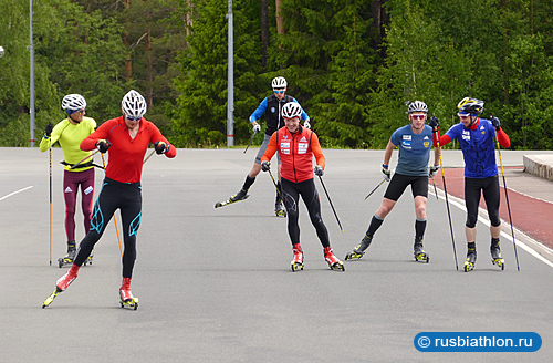 Фотоотчет со сбора из Чайковского, где готовится мужская сборная России по биатлону