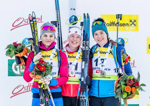 Наталья Гербулова — серебряный призер в спринте 3 этапа Кубка IBU в австрийском Обертиллахе