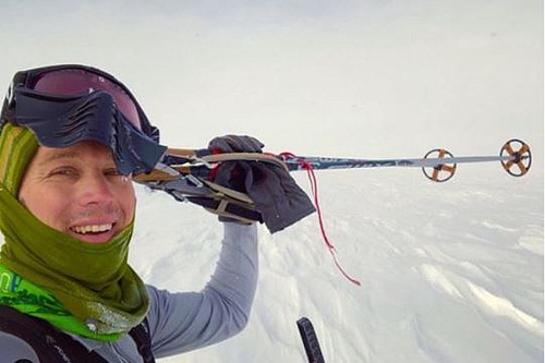 Американец впервые в истории в одиночку пересек Антарктиду на лыжах