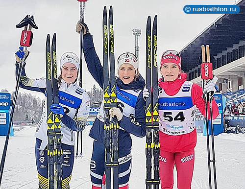 Россиянка Наталья Непряева — бронзовый призёр в «индивидуалке» 7 этапа Кубка мира по лыжным гонкам в Отепя