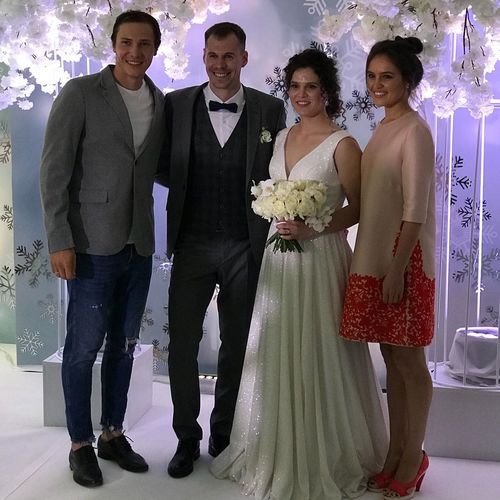 Сергей Устюгов женился на Елене Соболевой. Поздравляем молодоженов со свадьбой!