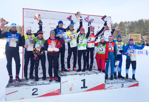 Результаты смешанных эстафетных гонок на чемпионате России по биатлону в Ижевске