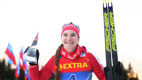 Наталья Непряева победила в спринте на 8 этапе Кубка мира по лыжным гонкам в Германии
