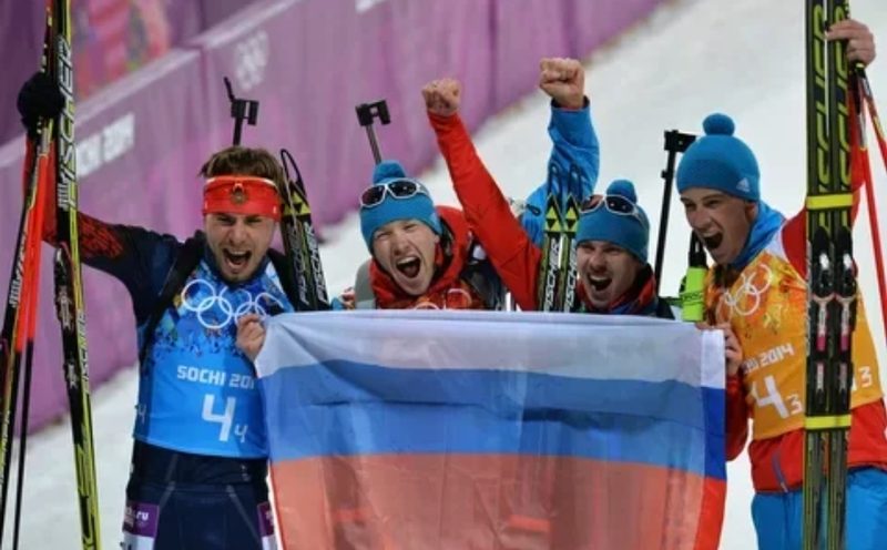 Победа сборной России на ОИ-2014