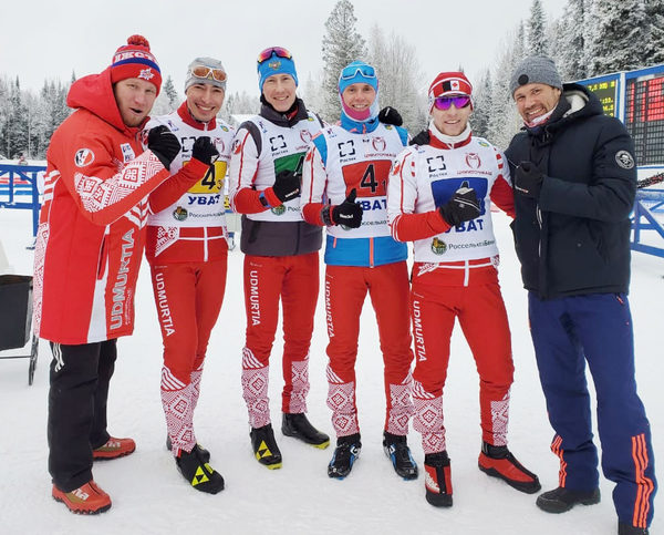 Сборная Удмуртии победила в мужской эстафете на 2 этапе Кубка России в Увате