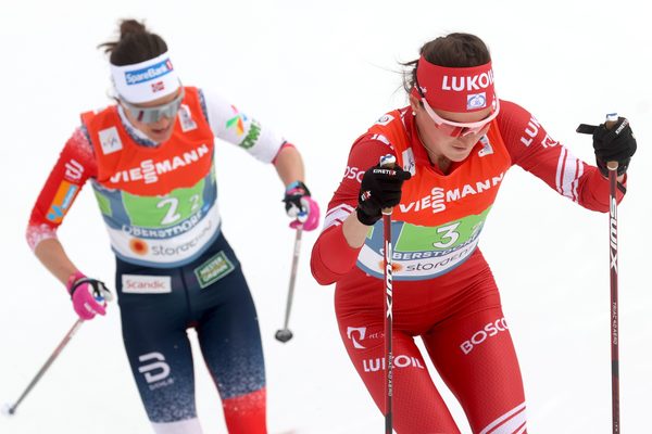 2 этап Кубка мира, Лиллехаммер (Норвегия), гонка с раздельным стартом 10 км свободным стилем, женщины