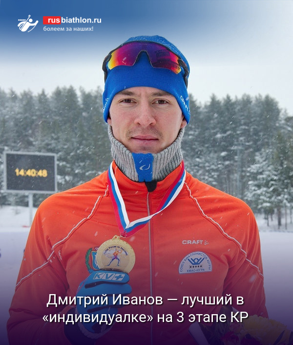 Дмитрий Иванов — лучший в «индивидуалке» на 3 этапе Кубка России. Первушин — 2-й, Томилов — 3-й