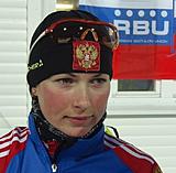 Биатлон Анастасия Токарева — чемпионка России в суперпреследовании