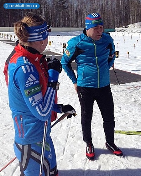 Чепиков и Шипулин провели для Куйвашева тренировку на биатлонном комплексе УСБ «Динамо»